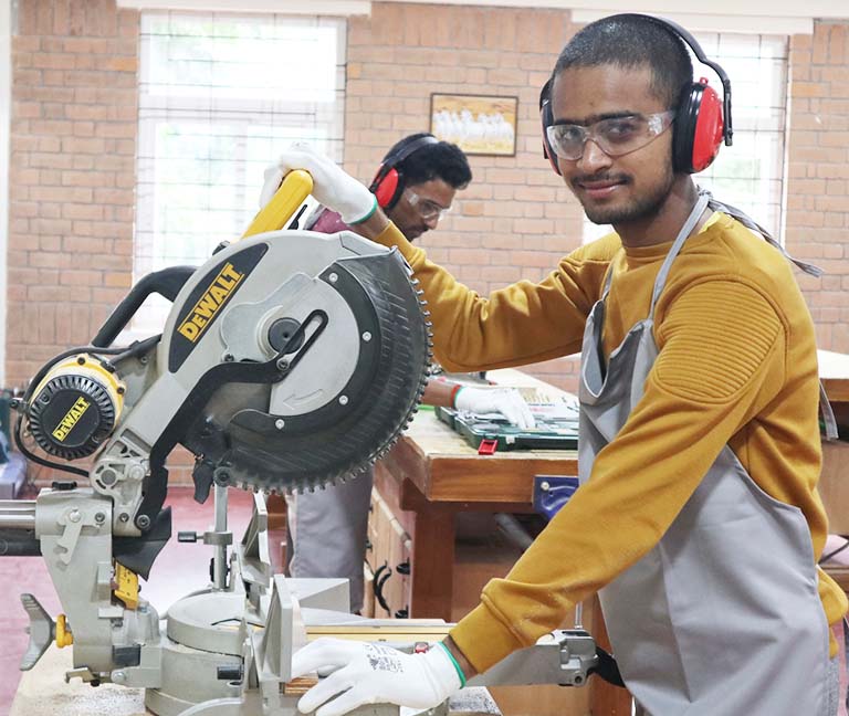 Modern carpentry training, artisan training in Bangalore